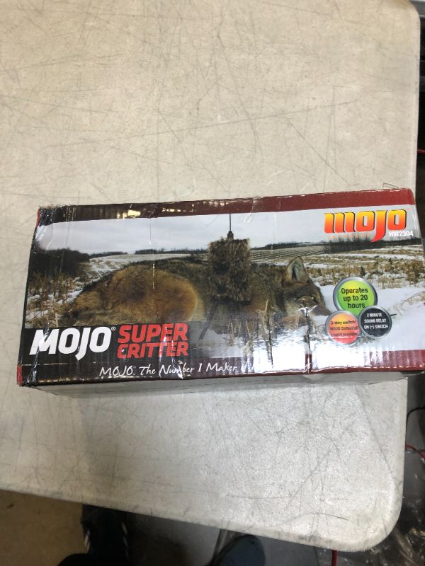 Photo 4 of MOJO Outdoors Super Critter Predator Decoy with Sound
