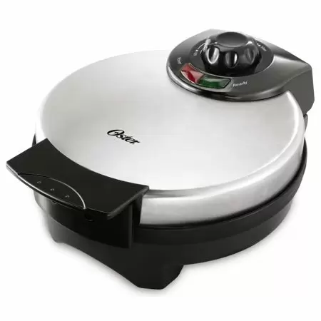 Photo 1 of Oster CKSTWF2000 Belgian Waffle Maker, Stainless Steel-----(MINOR SCUFFS AND DIRTY)
