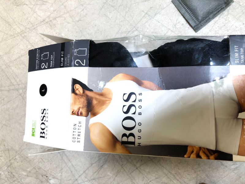 Photo 2 of BOSS HUGO BOSS Men's 2-Pack Cotton Stretch Tank Top
