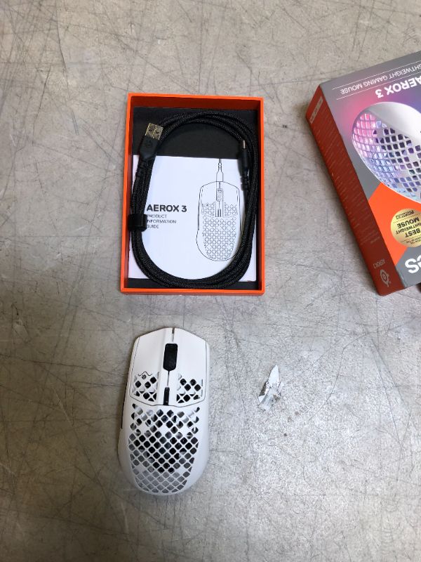 Photo 3 of SteelSeries - Aerox 3 2022 Edition Wired Optical Gaming Mouse with Ultra Lightweight
