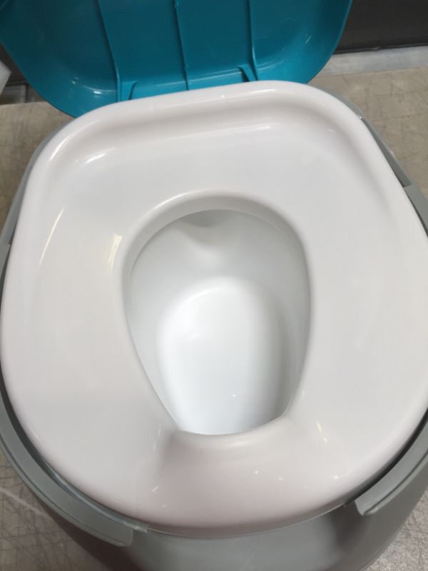 Photo 1 of Summer 3-in-1 Train with Me Potty Seat Topper and Stepstool for Toddler Training and Beyond Easy to Empty and Clean Space Saving, Multicolor, 12.7x7.7x14.8"

