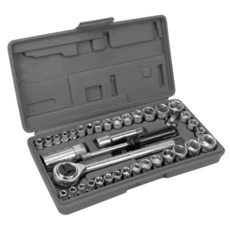 Photo 1 of 40-Piece 1/4" and 3/8" Drive Socket Set
