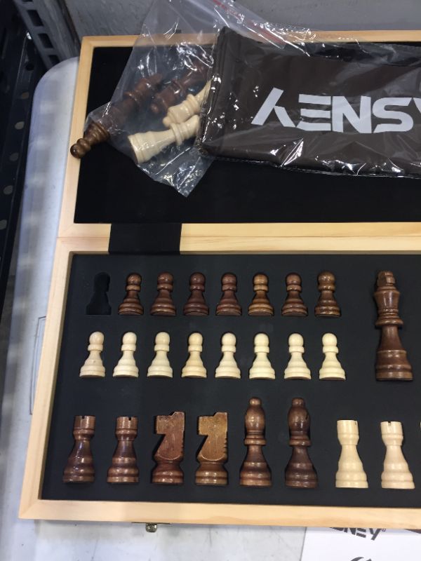 Photo 2 of wooden chess set 