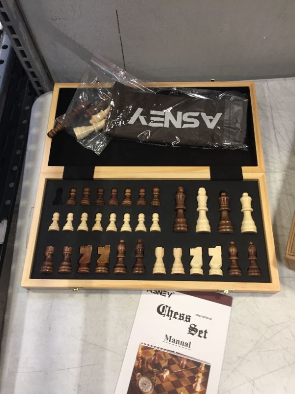 Photo 4 of wooden chess set 