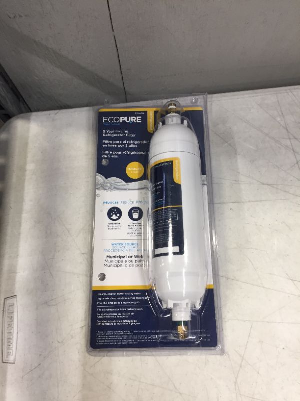 Photo 2 of EcoPure 5-Year In-Line Refrigerator Filter Epinl30