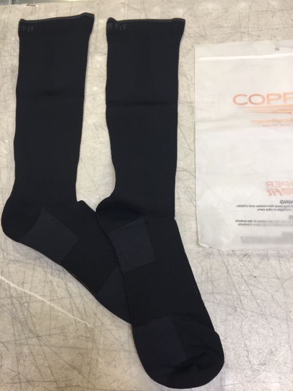 Photo 2 of Copper Fit Energy Unisex Easy-On/Easy-Off Knee High Compression Socks 4-5xl
