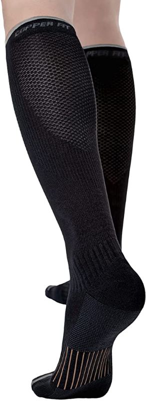 Photo 1 of Copper Fit Energy Unisex Easy-On/Easy-Off Knee High Compression Socks 4-5xl
