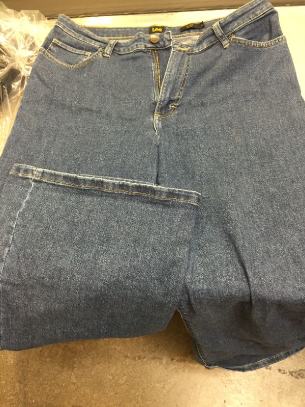Photo 2 of Lee Women's High Rise a Line Jean 33
