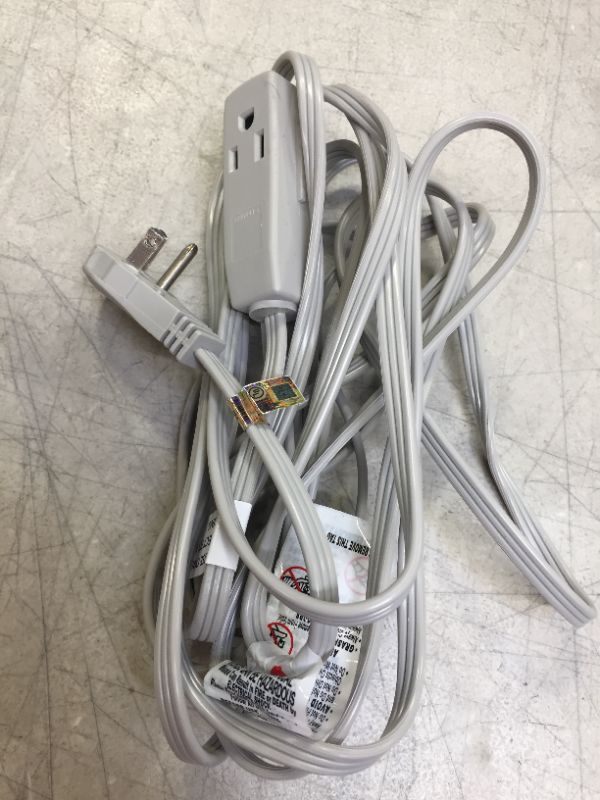 Photo 1 of 12 FOOT POWER EXTENSION CORD GREY