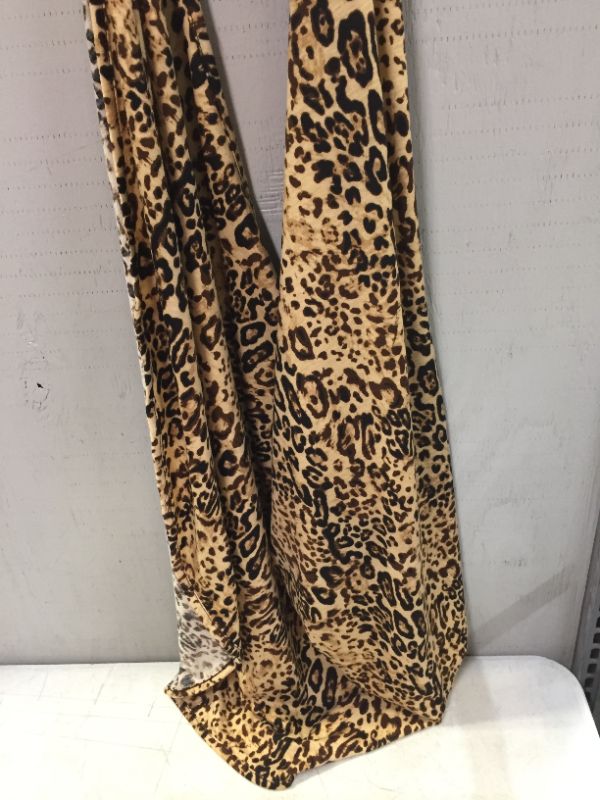 Photo 1 of Carli V-Neck Backless Leopard Cover Up--size small
