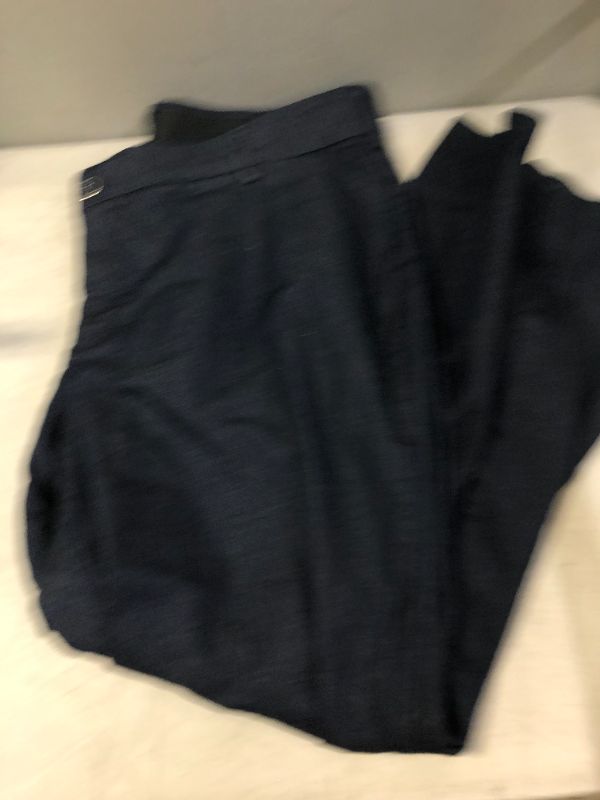 Photo 2 of Lee Women's Flex Motion Regular Fit Trouser Pant (Plus) in Indigo Rinse size 22W Petite