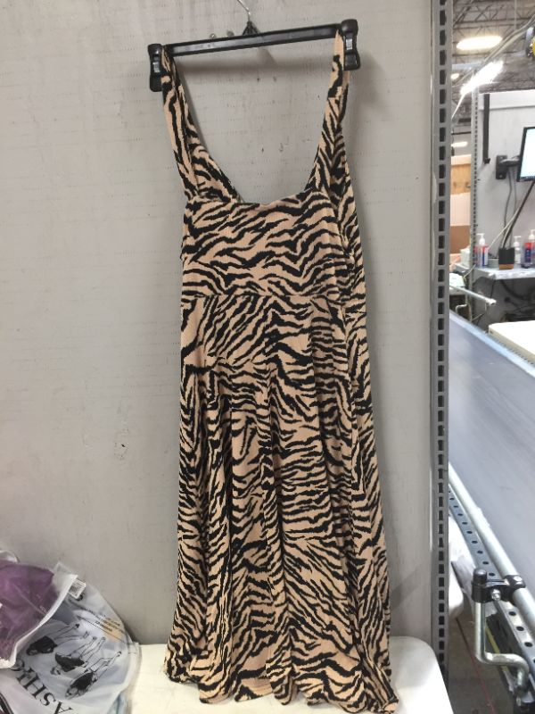 Photo 1 of zebra printed womens dress -- size XS