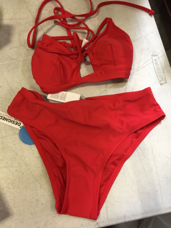 Photo 1 of 2 PIECE SWIM SUIT SET --SIZE XS