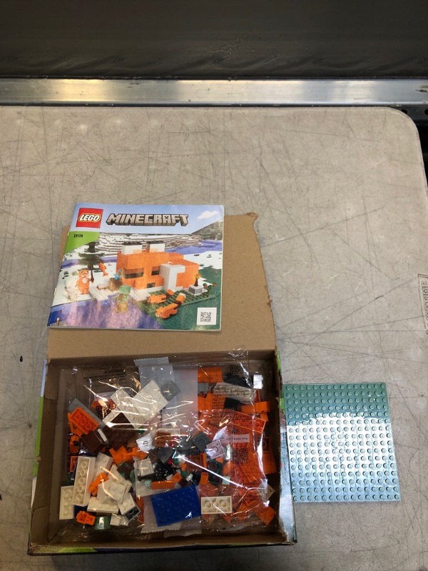 Photo 2 of LEGO Minecraft The Fox Lodge 21178 Building Kit and Toy House Playset; Great Gift for Kids and Players Aged 8+ (193 Pieces)
