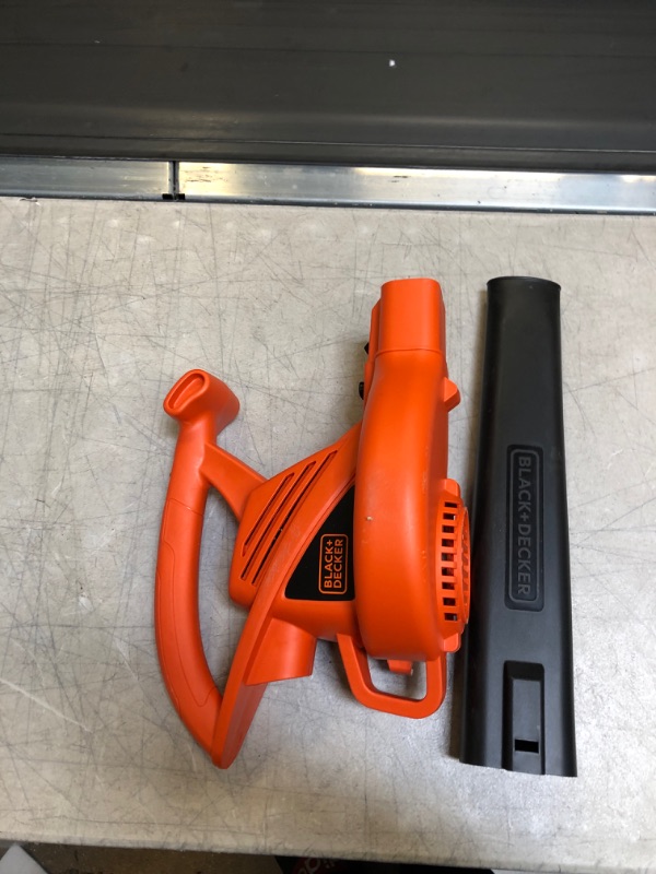 Photo 2 of BLACK+DECKER Electric Leaf Blower, 7-Amp (LB700)
