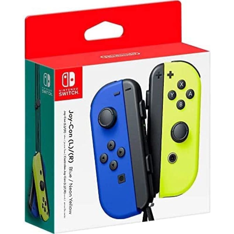 Photo 1 of Joy-Con Pair (Neon Blue/Neon Yellow) (Nintendo Switch)
