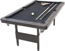Photo 1 of GoSports 7' Billiards Table - Portable Pool Table - Includes Full Set of Balls,