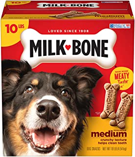 Photo 1 of 2 PACK Milk-Bone Original Dog Treats Biscuits for Medium Dogs, 10 Pounds (Packaging May Vary) BEST BY 21 FEB 2022