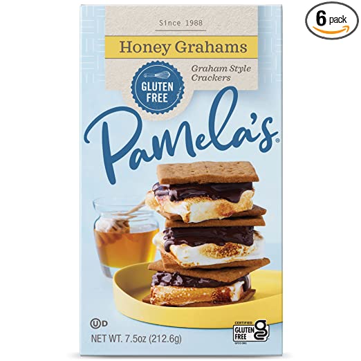 Photo 1 of 2 BOXES Pamela's Products Gluten Free Graham Crackers, Honey (Pack of 6)7.5 Ounce 12 TOTAL BEST BY 21 DEC 2022
