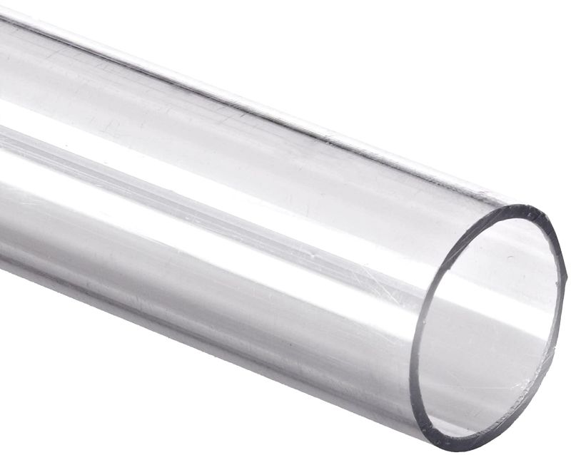 Photo 1 of 2x Small Parts - TPC-063/06-36 -TPC-063/06 Polycarbonate Tubing, 1/4" ID x 3/8" OD x 1/16" Wall, Clear Color 36" L
