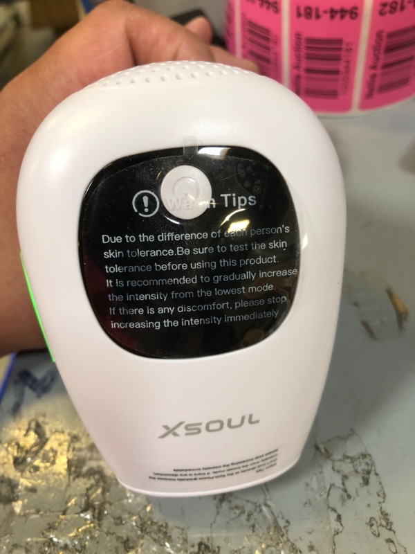 Photo 3 of XSOUL At-Home IPL Hair Removal for Women and Men Permanent Hair Removal 500,000 Flashes Painless Hair Remover on Armpits Back Legs Arms Face Bikini Line, Corded