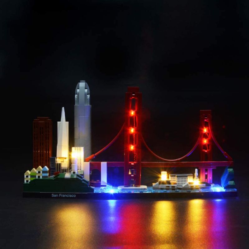 Photo 1 of BRIKSMAX Led Lighting Kit for San Francisco Skyline Set-Compatible with Lego 21043 Building Blocks Model- Not Include The Lego Set
