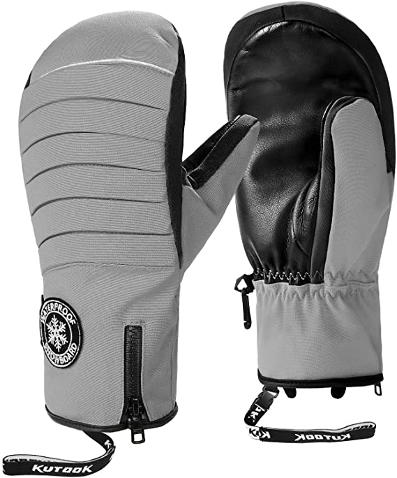 Photo 1 of KUTOOK Windproof & Waterproof Ski Gloves Snow Mittens with Thermal 3M Thinsulate
Size: M