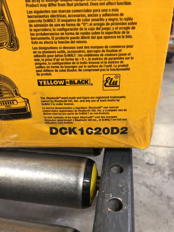 Photo 6 of 20V MAX 10 Tool Combo Kit
Item No.DCK1020D2--- ALL TOOLS NEW