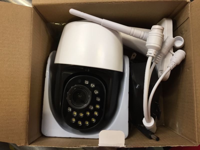 Photo 2 of 4G zoom surveillance camera HD full-color night vision zoom clearly see wireless wifi outdoor camera
