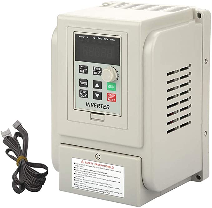 Photo 1 of SZCY LLC AC 220V/2.2KW Variable Frequency Drive, 12A VFD Inverter Frequency Converter for Spindle Motor Speed ??Control (Single-Phase Input, 3-Phase Output