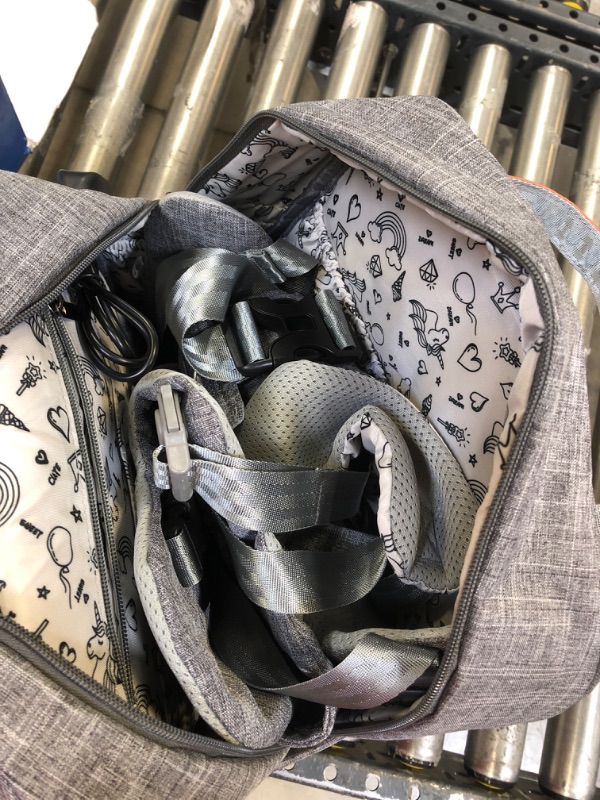 Photo 1 of Baby Diaper Bag Backpack with Changing Station Baby Carrier,Large Main Storage,Portable Bassinet with Insulated Bottle Pocket,Built-In USB Charging Port,Gifts for Girls and Boys