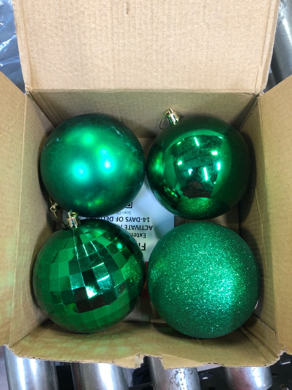 Photo 1 of Extra Large Christmas Ball Ornament 4 Inch