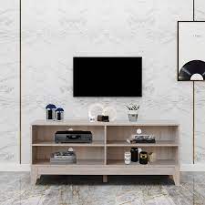 Photo 1 of GHQME Mid-Century Modern Wood Simple Stand for TV's up to 64" Living Room