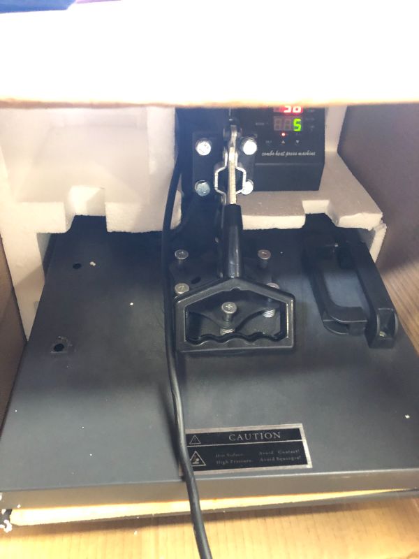 Photo 4 of  Heat Press Machine, unknow model--missing accessories 