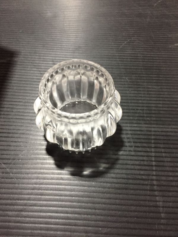 Photo 1 of 2"x2" clear glass holder
