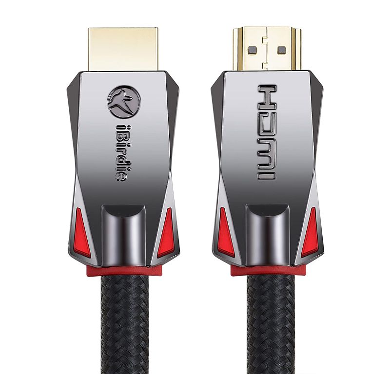 Photo 1 of 4K HDR HDMI Cable 3 Feet, 4K 120Hz(4:4:4, HDR10 ARC HDCP 2.3/2.2) 1440p 165Hz High Speed Ultra HD Bi-Directional Cord 26AWG Compatible with Apple-TV Ps4 Xbox One
