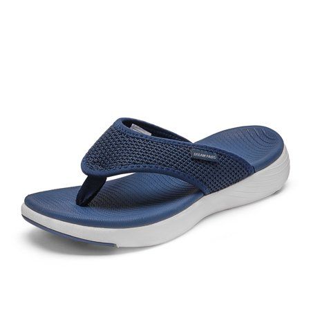 Photo 1 of Dream Pairs Women S Arch Support Soft Cushion Flip Flops Thong Sandals Slippers BREEZE-2 NAVY Size 7
