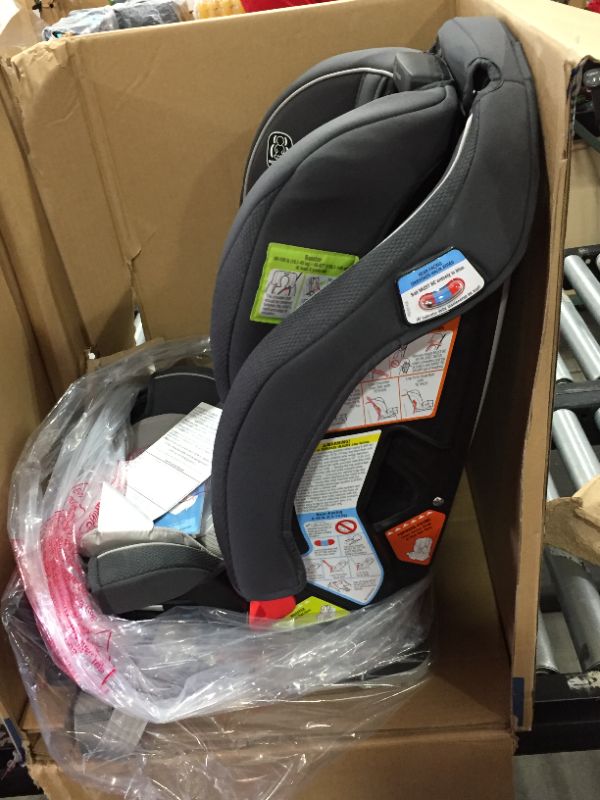 Photo 2 of Graco SlimFit 3 in 1 Car Seat -Slim & Comfy Design Saves Space in Your Back Seat, Darcie, One Size