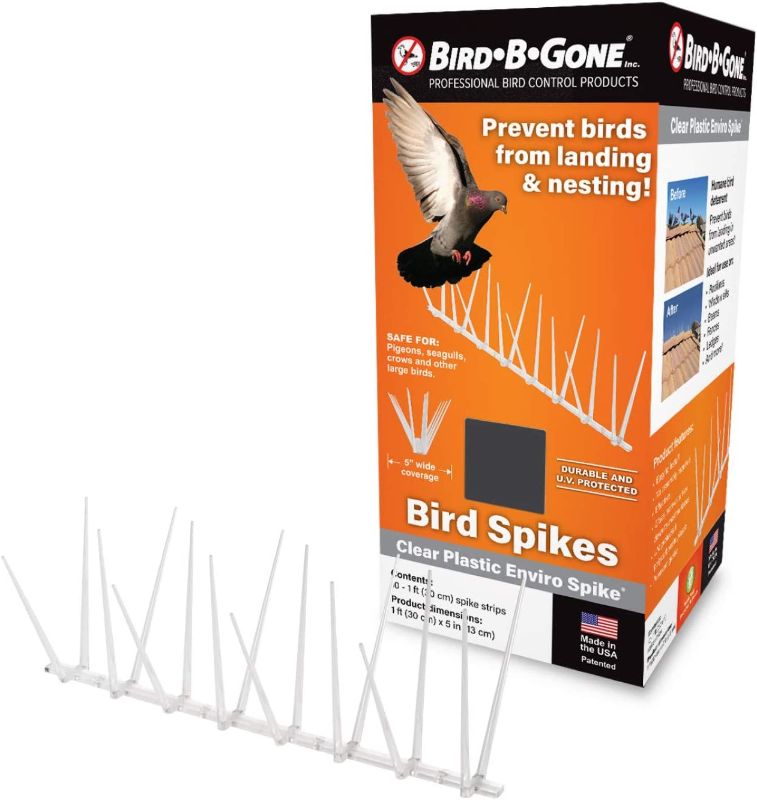 Photo 1 of Bird B Gone Enviro-Spike Bird Spike, True 10-Feet, MADE IN THE USA