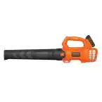 Photo 1 of BLACK+DECKER 90 MPH 320 CFM 20V MAX Lithium-Ion Handheld Axial Blower with (1) 2.0Ah Battery and Charger Included

