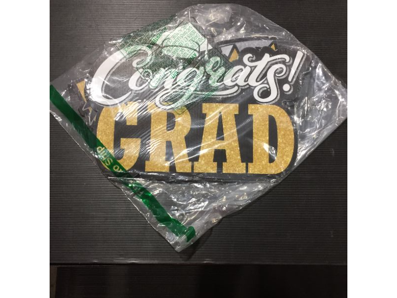 Photo 2 of Bigtime Signs Graduation Yard Signs - 4pc Corrugated Plastic Party Outdoor Decorations - Congrats Grad Greetings, Class of 2021, Stars, Diploma Hand - Waterproof Lawn Decor with Metal Stakes
