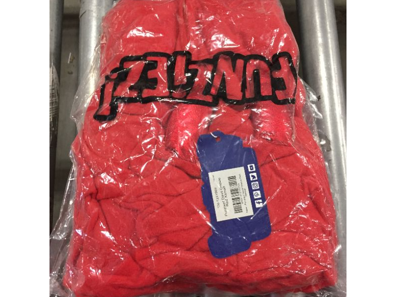 Photo 1 of Devil One Piece - Plush Adult Halloween Costume Jumpsuit by FUNZIEZ! XXL
