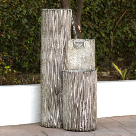 Photo 1 of Alpine Corporation Tiering Column Fountain with LED Lights
