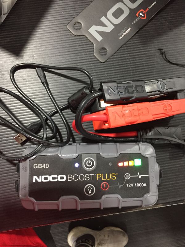 Photo 2 of NOCO GB40 Boost Plus 1000A UltraSafe Lithium Jump Starter Black - Battries Chrgrs and Accessories at Academy Sports
