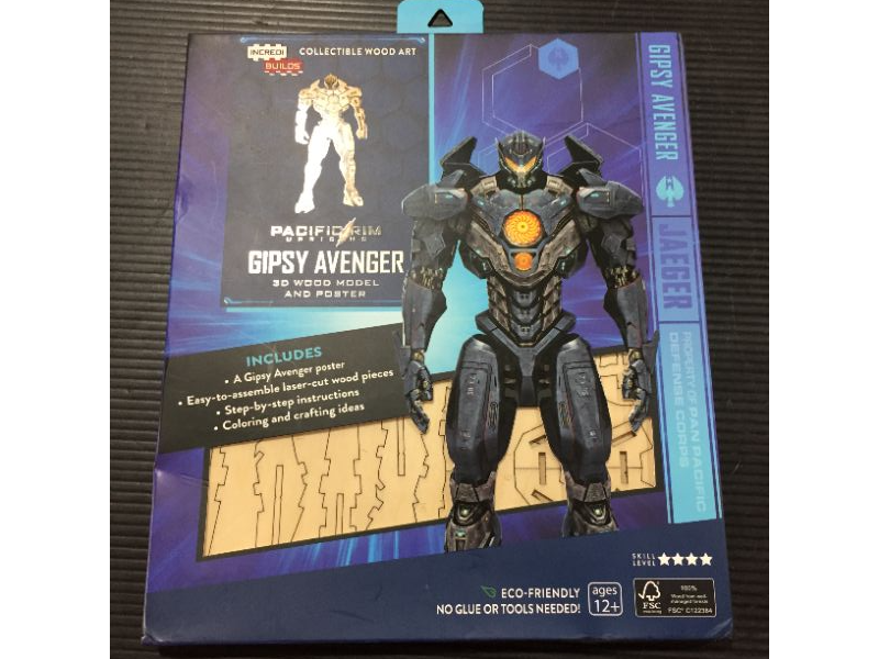 Photo 2 of IncrediBuilds: Pacific Rim Uprising: Gipsy Avenger 3D Wood Model and Poster Loose Leaf – March 1, 2019
