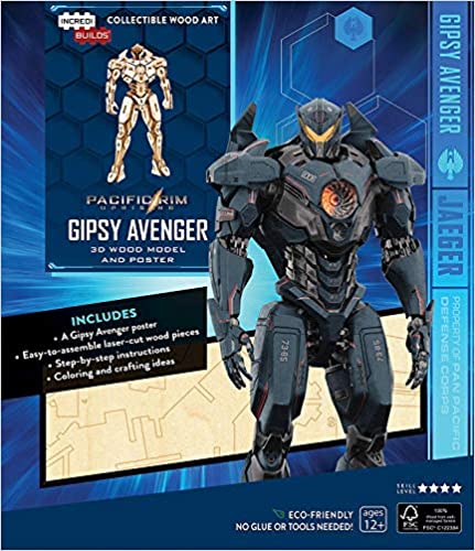 Photo 1 of IncrediBuilds: Pacific Rim Uprising: Gipsy Avenger 3D Wood Model and Poster Loose Leaf – March 1, 2019
