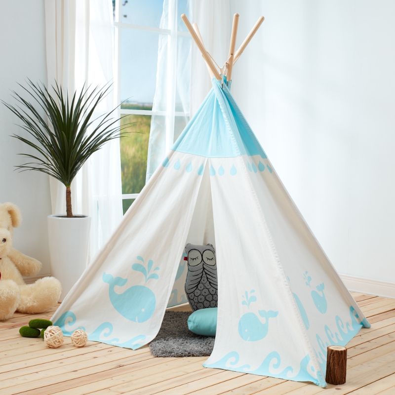 Photo 1 of Teamson Kids - Teepee Blue Whale
