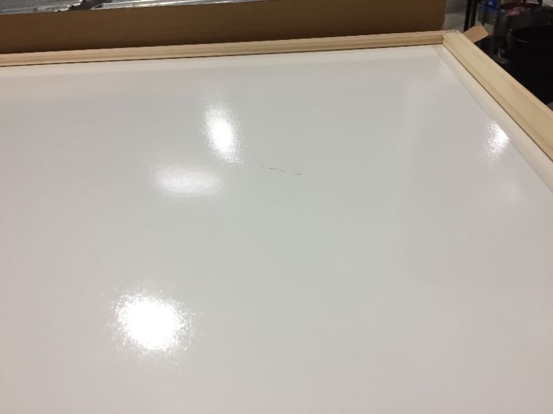 Photo 2 of 24 x 36 Wood Framed White Dry Erase Board