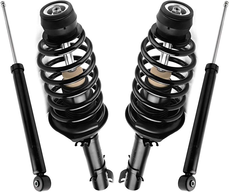 Photo 1 of AUTOSAVER88 Front Rear Complete Struts Compatible with 1998-2006 Volkswagen Beetle, 1999-2006 VW Golf, 1999-2005 VW Jetta, 2007-2009 VW Jetta City, Quick Shock Absorbers Coil Spring Assembly Kit
