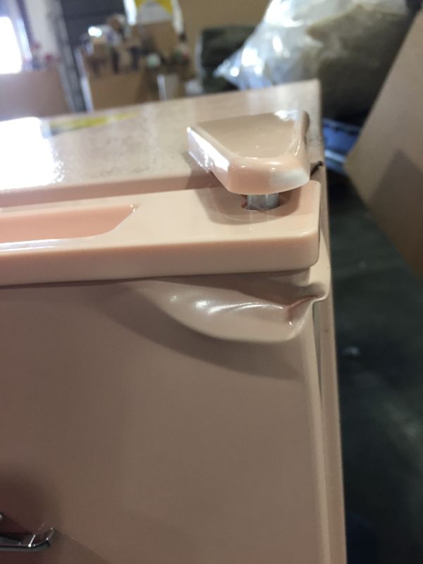 Photo 1 of Frigidaire 3.2 Cu Ft Retro Compact Refrigerator with Side Bottle Opener EFR376 Coral
